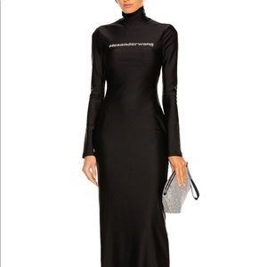 ALEXANDER WANG
Diamante Turtleneck Dress